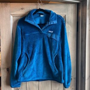 Patagonia - Women’s Re-Tool Snap-T Fleece Pullover - Large - Blue